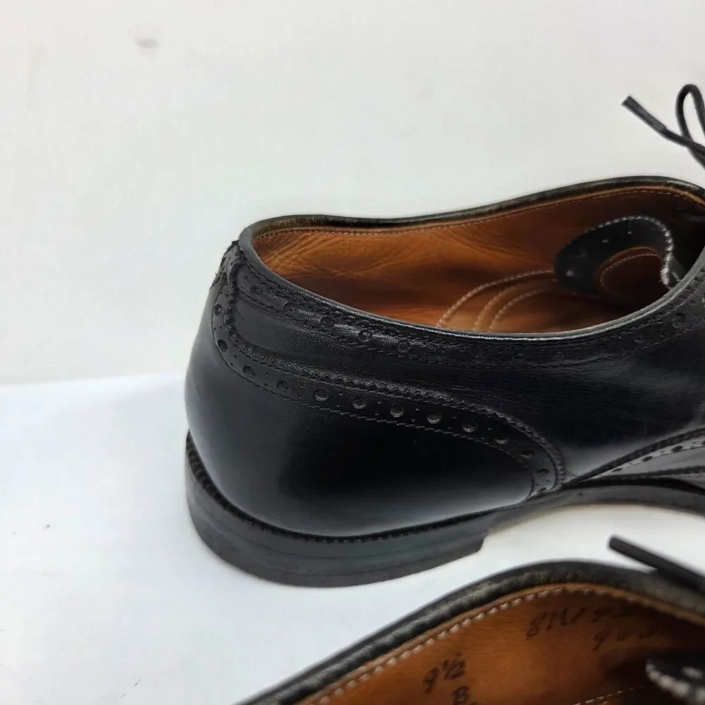 Alden 903 Hampton Mens Black Leather Wingtip Oxfords Size US 9.5 B/D